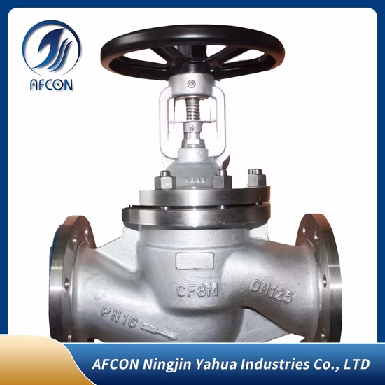 Válvula globo flangeada de aço carbono de alta pressão GB/API 600, aço fundido e aço inoxidável